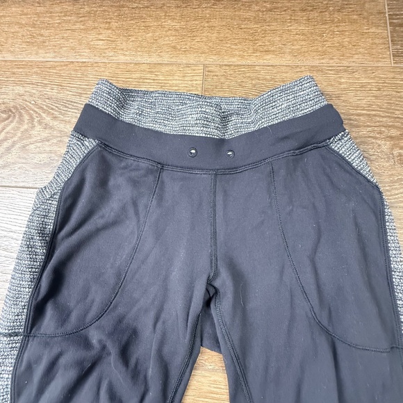 Lululemon Base Runner Pants Womens Black/Gray, Size 2, Pull On Jogger, Athletic - Picture 5 of 12